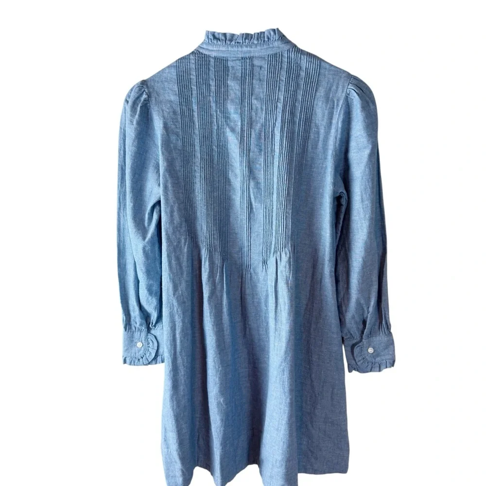 Trovata Birds of Paradis EVE SHIFT DRESS Vintage‎ Indigo $328 Sz Xs